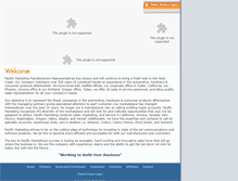 Tablet Screenshot of pacificmarketing.net